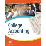 College Accounting, Chapters 1-27 9780324376166