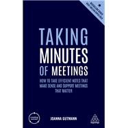 Taking Minutes of Meetings 9780749486174