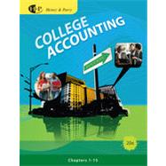College Accounting, Chapters 1-15, 20th Edition 9781133456186