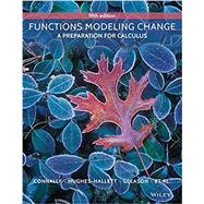 Functions Modeling Change + Wileyplus