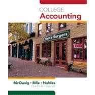 College Accounting, Chapters 1-24, 10th Edition 9781133456193