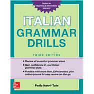 Italian Grammar Drills, Third Edition 9781260116199