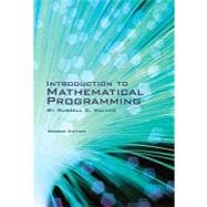 Introduction to Mathematical Programming