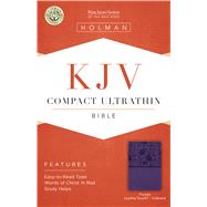 KJV Compact Ultrathin Reference Bible, Purple LeatherTouch, Indexed 9781433646218