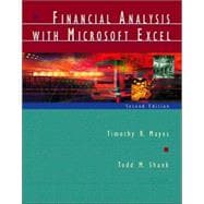 Financial Analysis with Microsoft Excel 9780030326219