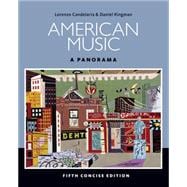 American Music A Panorama, Concise (with Digital Music Download Card Music CD Printed Access Card) 9781285446219