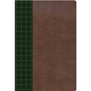 RVR 1960 Biblia de Estudio Scofield, verde oscuro/castaño símil piel con índice 9781433636219