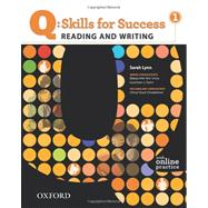 Q: Skills for Success 1 Reading & Writing Student Book with Student Access Code Card 9780194756228
