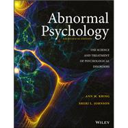 Abnormal Psychology 14th Edition EPUB Reg Card Loose-Leaf Print Companion Set 9781119456230
