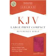 KJV Large Print Compact Reference Bible, Pink LeatherTouch, Indexed 9781433646232
