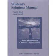 Student Solutions Manual for Finite Mathematics and Calculus with Applications 9780321746238