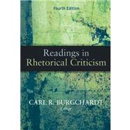 Readings In Rhetorical Criticism 9781891136238