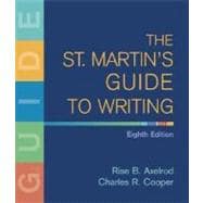 The St. Martin's Guide to Writing 9780312446246