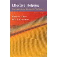 Effective Helping Interviewing and Counseling Techniques 9780495006251