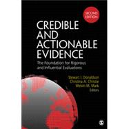 Credible and Actionable Evidence 9781483306254