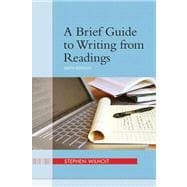 Brief Guide to Writing from Readings, A Plus NEW MyCompLab -- Access Card Package 9780321876256