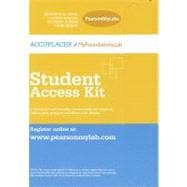 ACCUPLACER/MyFoundationsLab without Pearson eText -- Design -- Standalone Access Card (12-Month access) 9780205856268