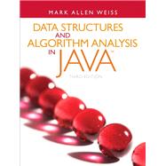 Data Structures and Algorithm Analysis in Java 9780132576277