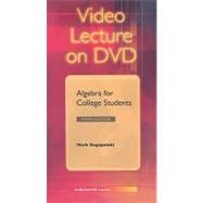 DVD Video Series to accompany Algebra for College Students