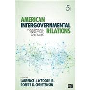 American Intergovernmental Relations 9781452226293