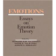 Emotions: Essays on Emotion Theory 9781138876316