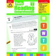 Daily Reading Comprehension, Grade 1 9781608236329