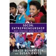 Social Entrepreneurship What Everyone Needs to Know® 9780195396331