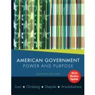 Amer Gov 11E Pa 2010 Elect Update 9780393156331