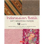 Indonesian Batik Gift Wrapping Papers 9780804846332