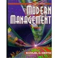 Modern Management 9780132106344