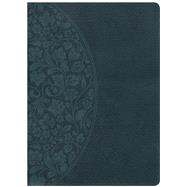 KJV Study Bible Large Print Edition, Dark Teal LeatherTouch, Indexed 9781433646348