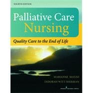 Palliative Care Nursing: Quality Care to the End of Live 9780826196354