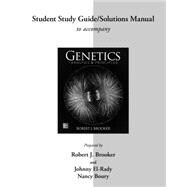 Student Study Guide/Solutions Manual for Genetics 9780077676360