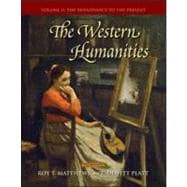 The Western Humanities, Volume 2 9780073136387