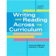 Writing and Reading Across the Curriculum Plus WritingLab with eText -- Access Card Package 9780321896391