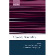 Absolute Generality