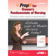 PrepU for Craven's Fundamentals of Nursing Human Health and Function 9781451146424