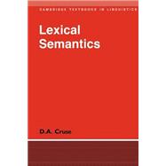 Lexical Semantics