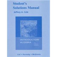 Student Solutions Manual for Introductory Algebra 9780321576439