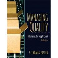 Managing Quality : Integrating the Supply Chain 9780132206440