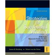 Strategies for Successful Writing: A Rhetoric, Research Guide, Reader and Handbook Value Package (includes Pearson Guide to Research Navigator)