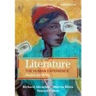 Literature: the Human Experience : Reading and Writing 9780312556440