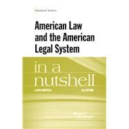 American Law and the American Legal System in a Nutshell 9781634606455