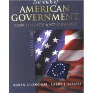 Essentials of American Government : Continuity and Change, 2002 Election Update, with LP.com Version 2.0 9780321156457