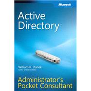 Active Directory Administrator's Pocket Consultant 9780735626485