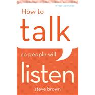 How to Talk So People Will Listen 9780801016486