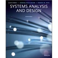 Systems Analysis and Design 9781119496489
