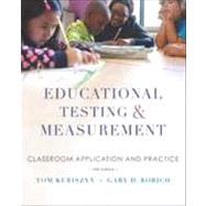 Educational Testing and Measurement 9781118466490