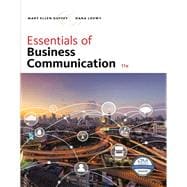 Essentials of Business Communication 9781337386494