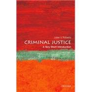Criminal Justice: A Very Short Introduction 9780198716495